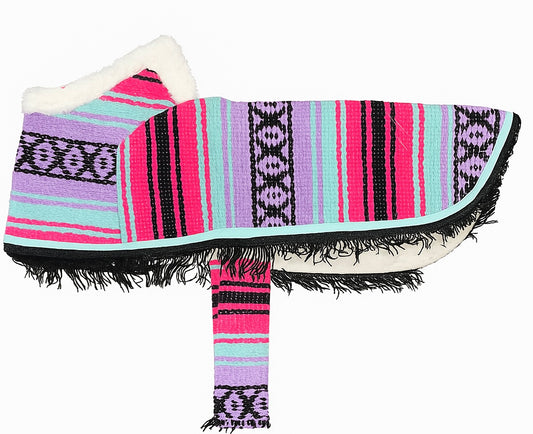 Pink/Mint/Purple/Black with Fur